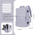 Large capacity waterproof mummy backpack in nylon material showing multiple colour options including black, pink, and mint green