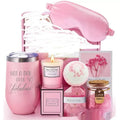 Soy wax aromatherapy candle gift set in modern box with multiple colour options