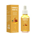 30ml turmeric honey essential oil bottle with neutral packaging for facial beauty