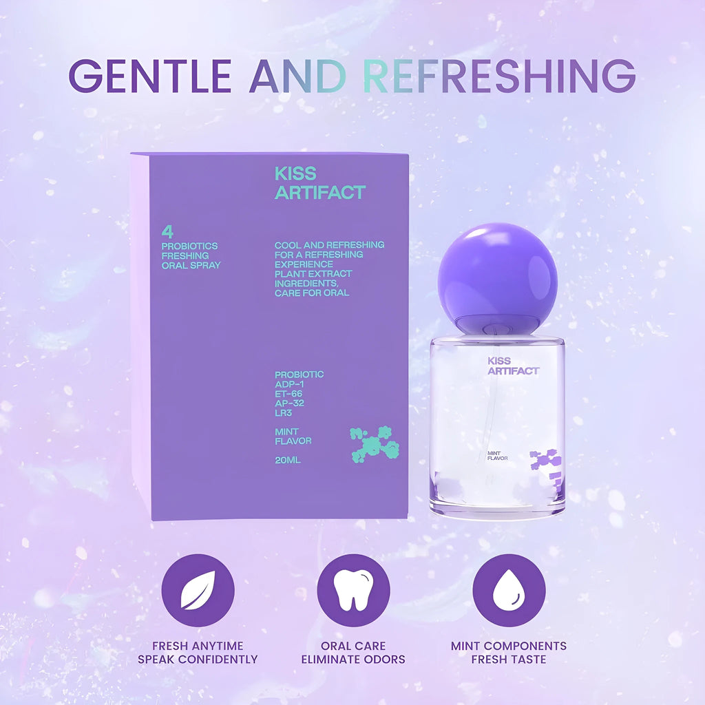 20ml portable oral spray bottle with probiotic hydration formula for body care