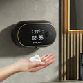Automatic foam soap dispenser wall mounted unit in white colour