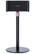 Lifting metal bracket holding tablet computer with telescopic height adjustment mechanism