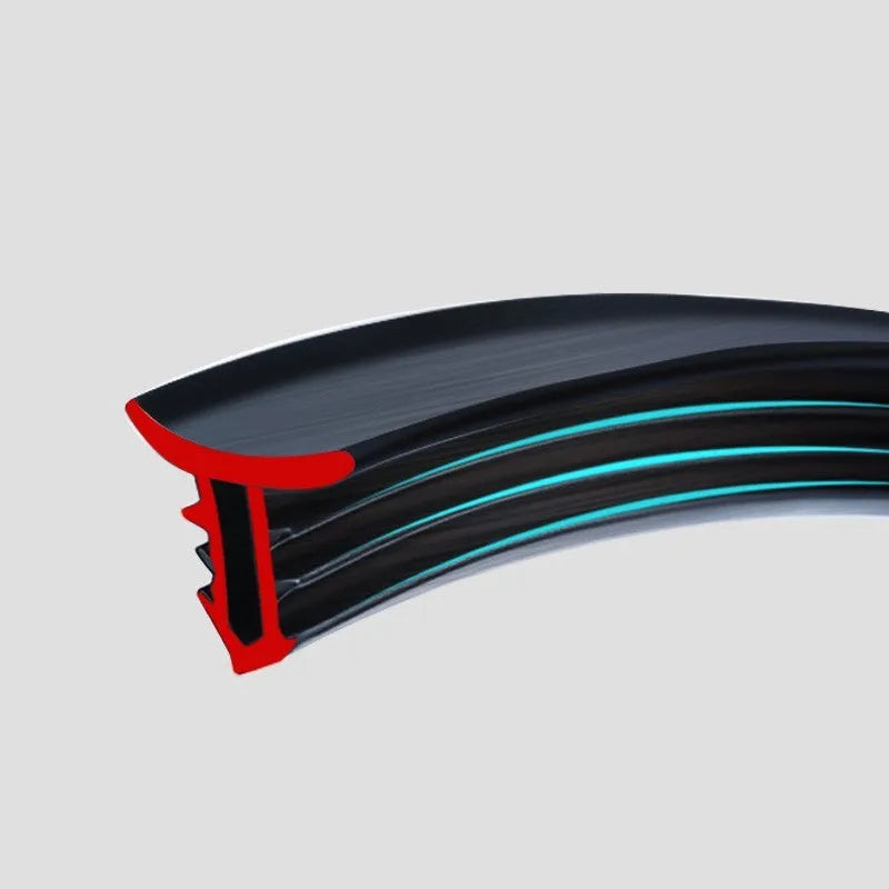Outlander dashboard soundproof seal strip made of silicone measuring 1.6 metres with six-card slots.