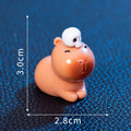 Halloween capybara resin decoration with hand-painted character design on shelf display
