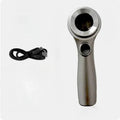 Black or silver 30x optical glass magnifying glass with LED lights for jewellery and collectible appraisal.