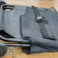 Large black aluminium alloy foldable dog stretcher for emergency pet transfer situations