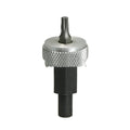 Ignition module wrench tool with carbon steel handle and knurled aluminium knobs for automotive repair