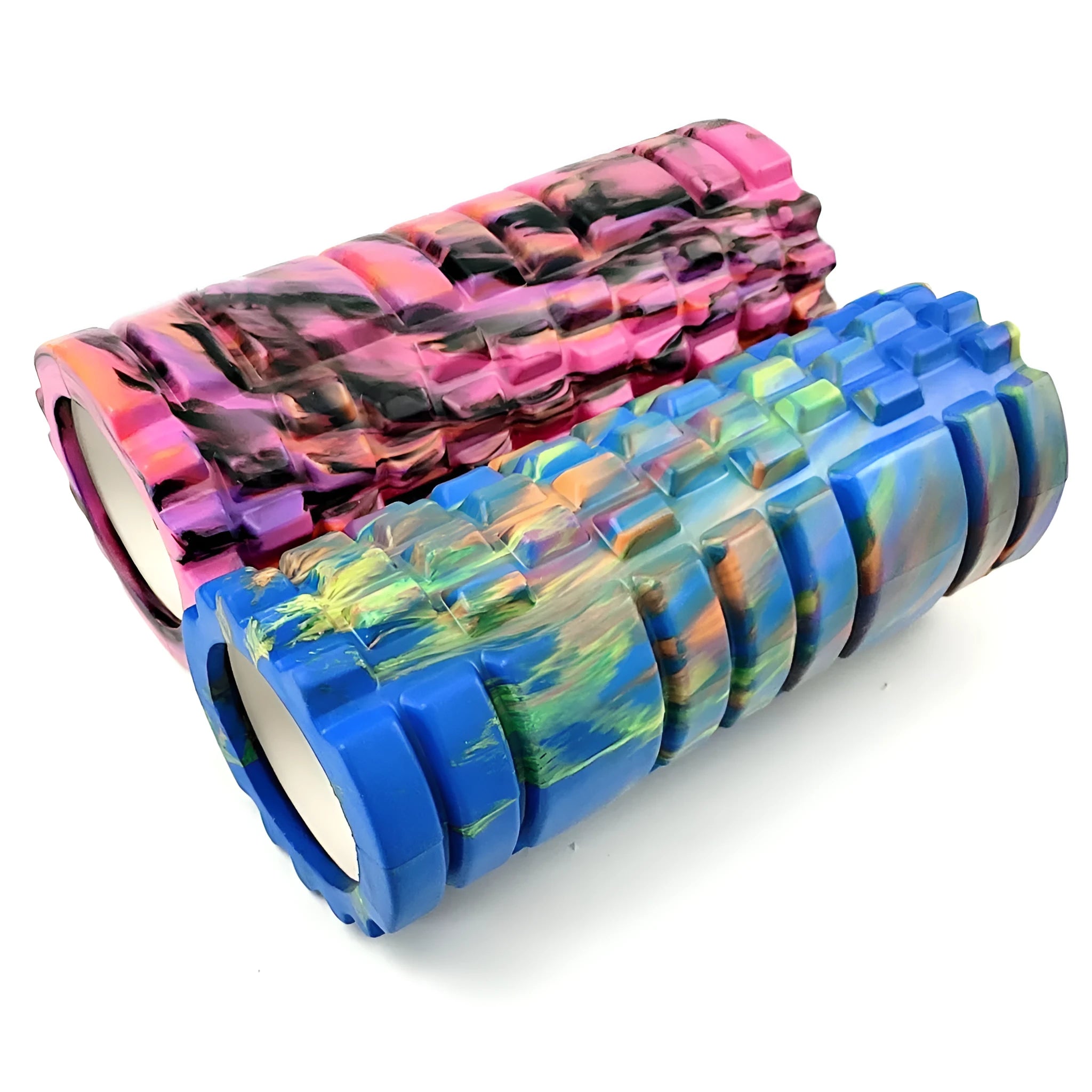 33cm camouflage pattern EVA foam roller in multiple colour options for fitness recovery