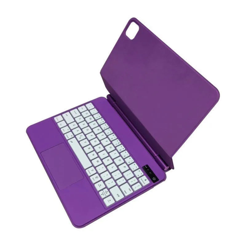 11-inch magnetic Bluetooth keyboard cover with protective sleeve for iPad Pro and iPad Air tablets