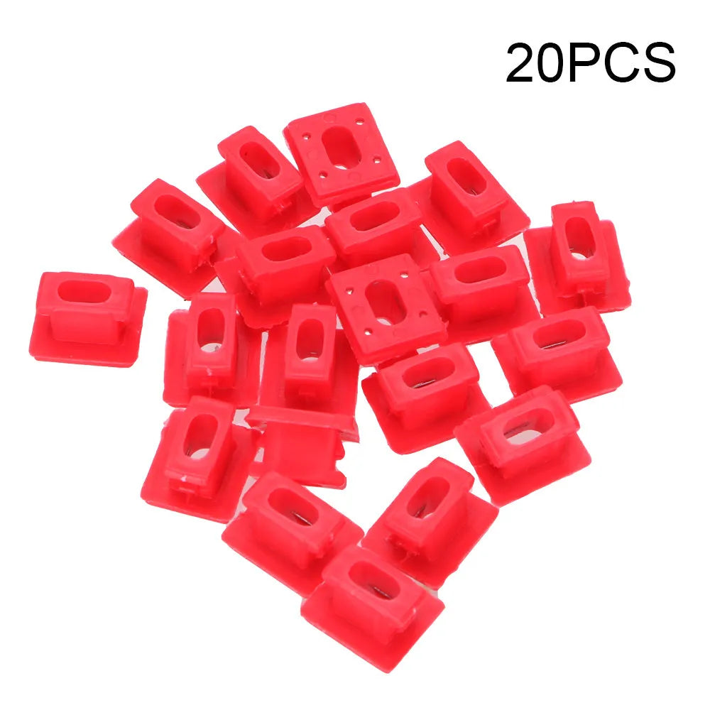 Plastic snap body clip for BMW 3 7 X3 Series E46 door walnut interior trim panel fixing buckle