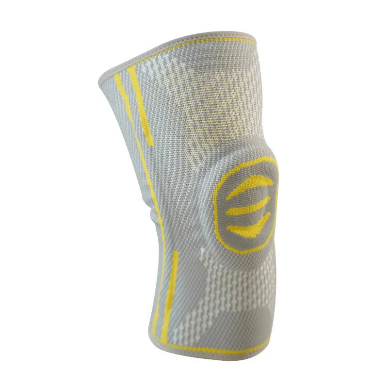 Cotton mountaineering knee cover in blue, green or yellow colours