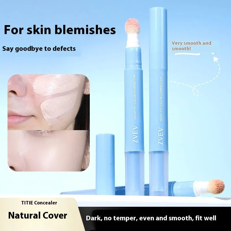 Sponge brush head moisturising concealer cream for clothing in three shade options