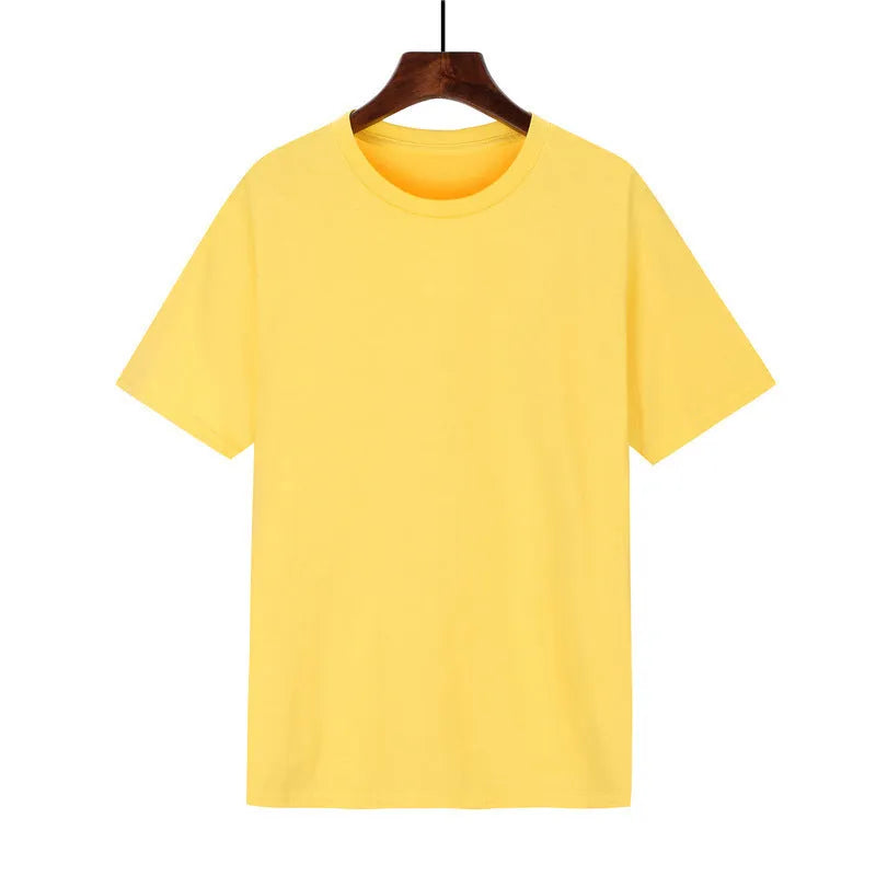 Men's black cotton loose fit short sleeve t-shirt with a printed design.