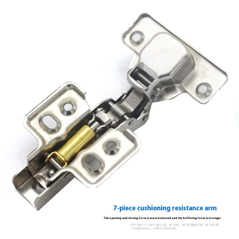 761 cold rolled steel hydraulic cabinet hinge with nickel plating and damping mechanism