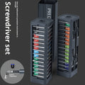49-in-1 precision screwdriver set with Cr-V steel bits, square, Y, cross, star and rice heads for mobile phone repair
