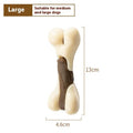 Cowhide nylon bone grinding rod dog chew toy in small and large foodie bone sizes