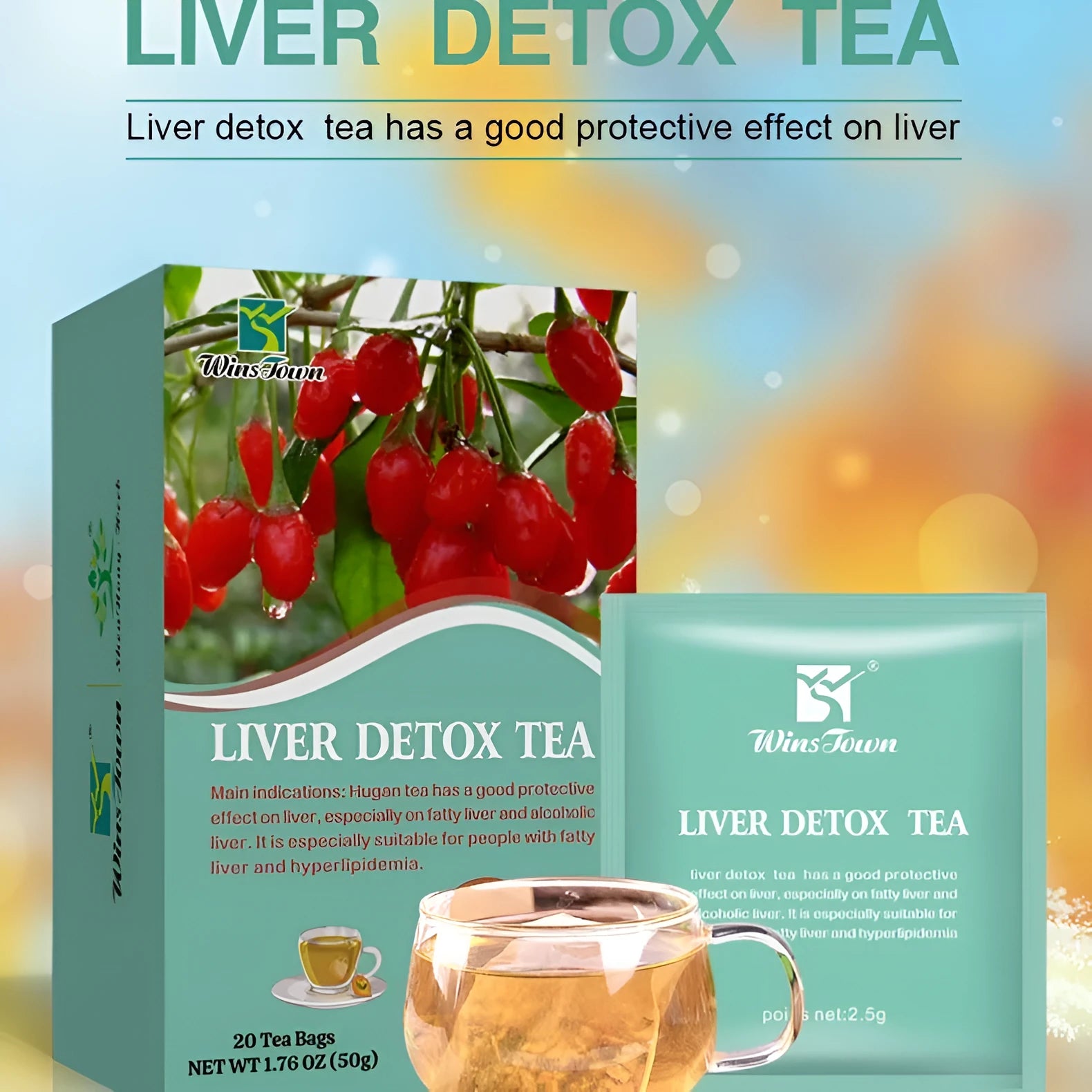 50g box of herb substitutional tea with medicine and food homology ingredients