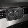 Car ashtray with covered design and diamond pattern in multiple colour options