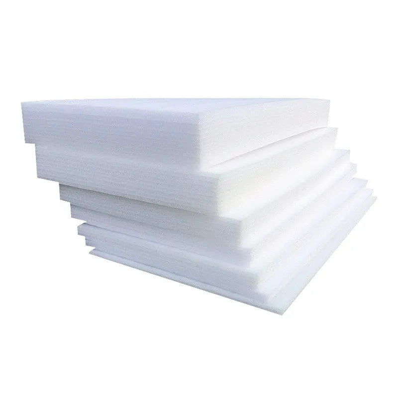 Single white EPE pearl cotton foam board measuring 200x100x1cm used for protective packaging