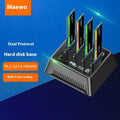 Aluminium M.2 SSD enclosure for SATA and NVMe drives with USB 3.0 cable