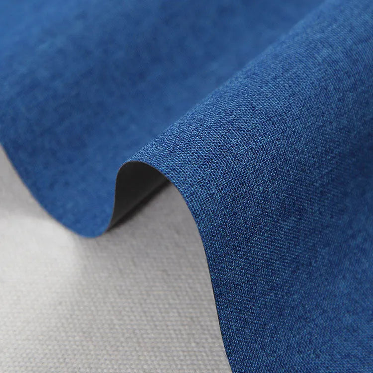 Polyester ant cloth fabric in black, blue, and green colours for luggage and furniture covering