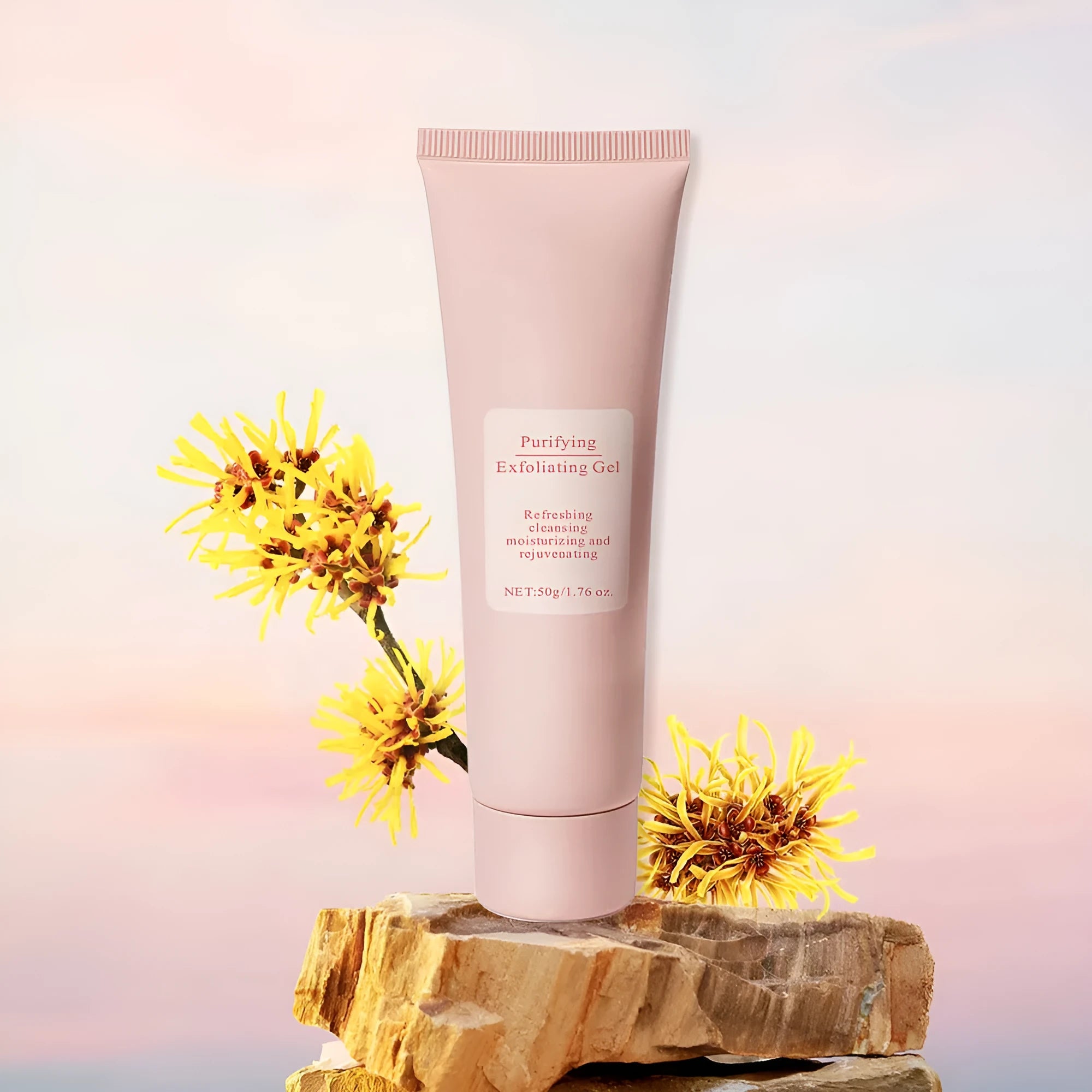 Moisturising facial exfoliating gel scrub in 132g packaging suitable for all skin types