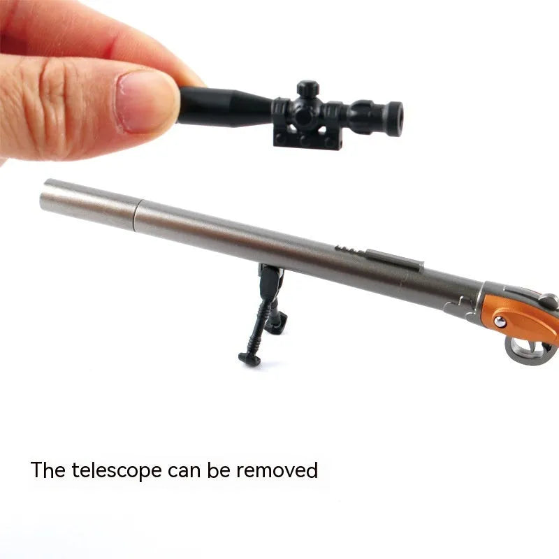 Eating Chicken 98K Sniper Rifle creative gel pen with plastic construction and 0.5mm ballpoint