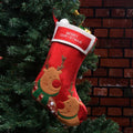 Christmas candy bag socks pendant decorations showing elk, old man, and snowman designs