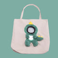 Little Bee Design canvas pet carrier bag with safety zippers and adjustable side opening for dogs and cats
