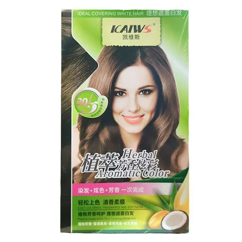 Plant Aromatic Soft Luster Mild Hair Colour Cream bottles in maroon, wine red, chestnut brown, and dark brown shades