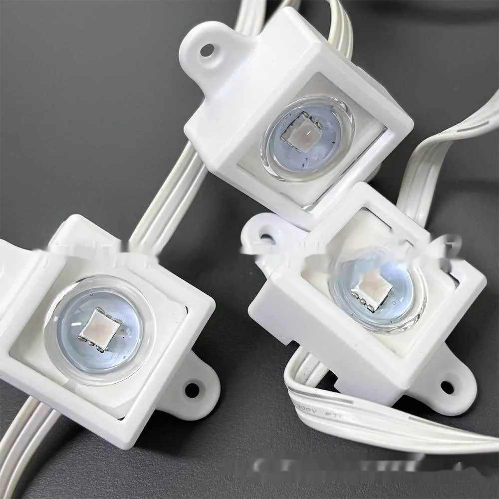 Small white plastic lampshade for LED light bracket, shown next to a ruler showing 1.7cm and 6cm dimensions.