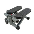 Silver grey household mini treadmill waist slimming machine with hydraulic resistance pedal exercise equipment