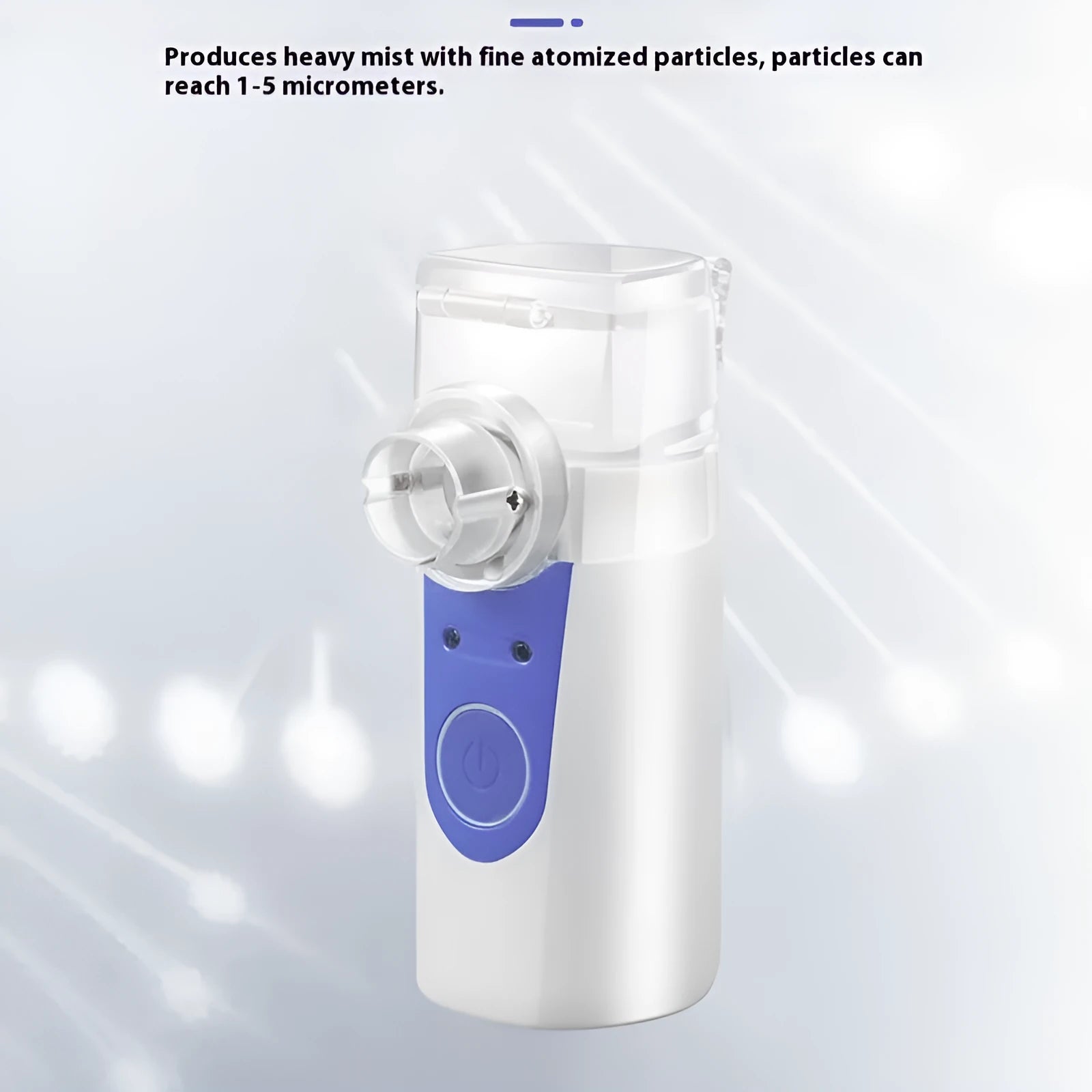 Columnar shaped USB handheld nebuliser spray machine for household drug atomisation