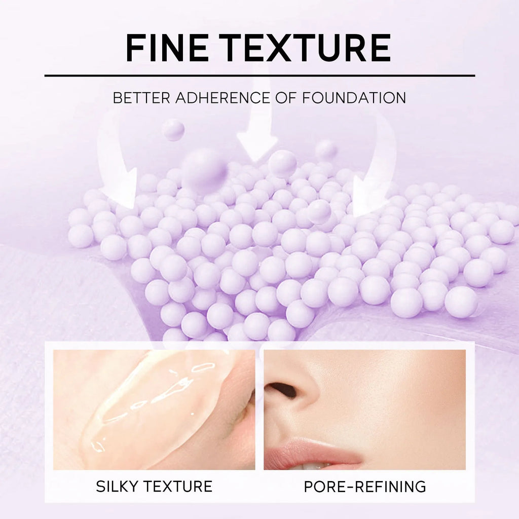30g tube of colour-correcting make-up primer showing purple, pink, green, and nude shade options