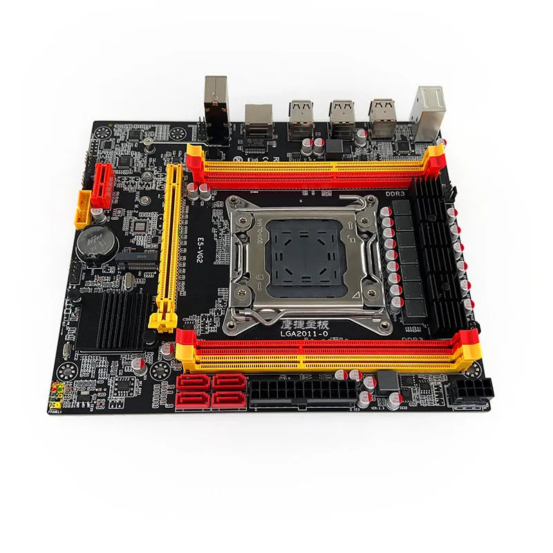 X79-VG2 desktop motherboard with LGA 2011 socket, DDR3 slots, PCI Express 16X, and USB ports