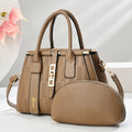 Round PU leather crossbody shoulder bag in black, shown with adjustable strap and measuring 28cm wide.