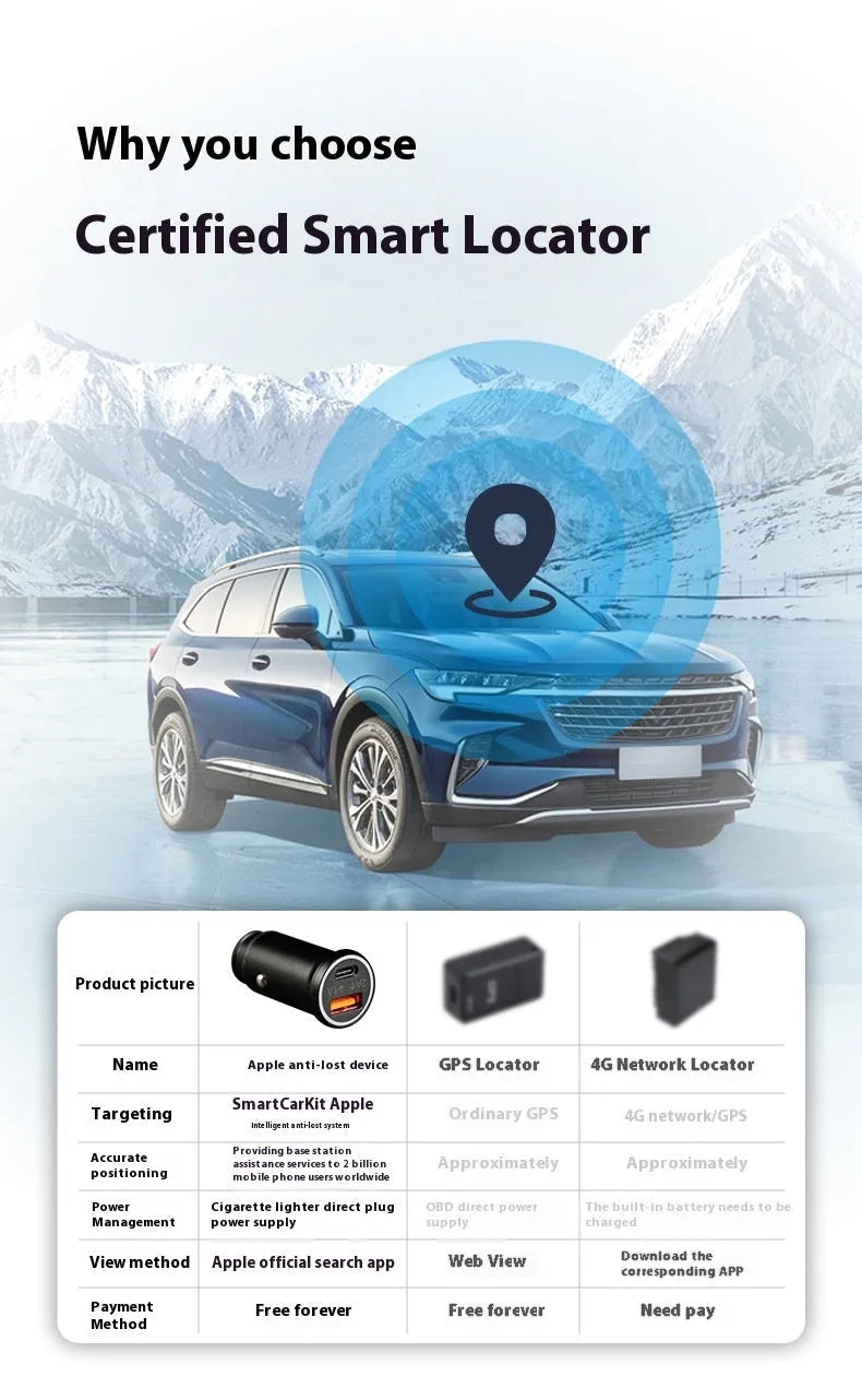 Black ABS plastic body casing for car charger locator GPS setting instrument