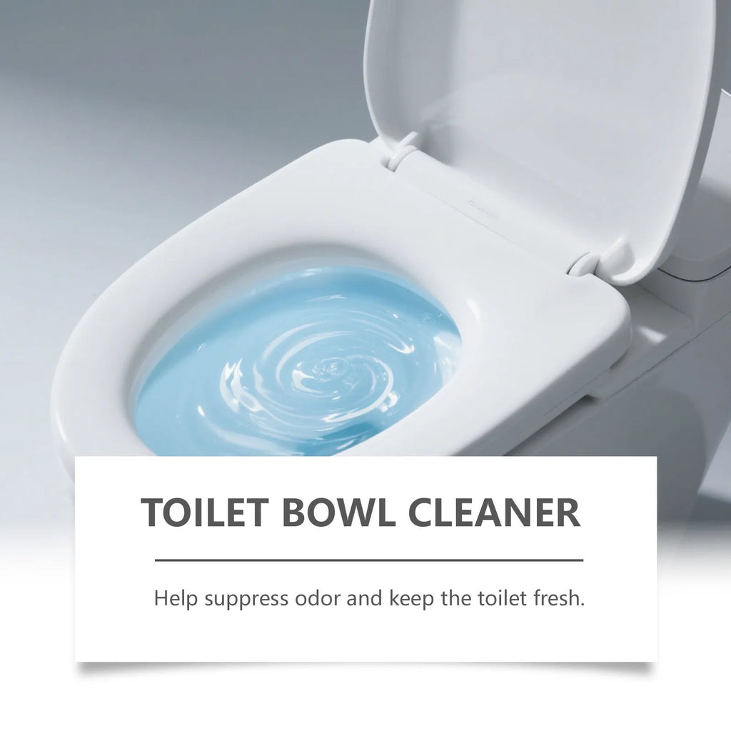 Toilet cleaning powder in 120g pack containing four 30g units for descaling and stain removal
