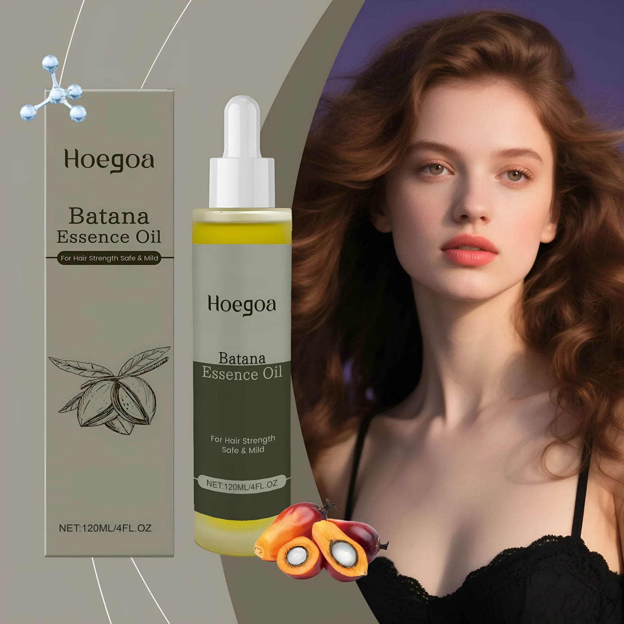 Platthana Secret Hair Essential Oil 120ml bottle for daily scalp massage with botanical oils