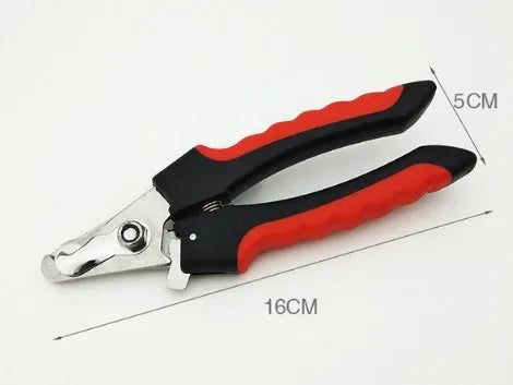 Pet nail clipper for dogs and cats, compact 12.3cm grooming tool for home nail trimming