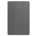 Samsung Tab S10 FE Plus 13.1-inch leather protective case in tri-fold stand position