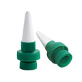 Green ceramic automatic plant watering dripper for 2L plastic cola bottles