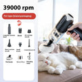 Handheld wireless pet fur vacuum cleaner with accessories for cat and dog hair removal