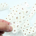 Small paper replica of a toilet paper roll toy for children, measuring 30mm by 15mm by 80mm.
