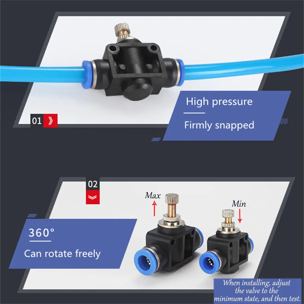 Turbo car blow-off valve ornament kit showing rubber doll, copper tube, pressure valve, and tubing on a car vent.