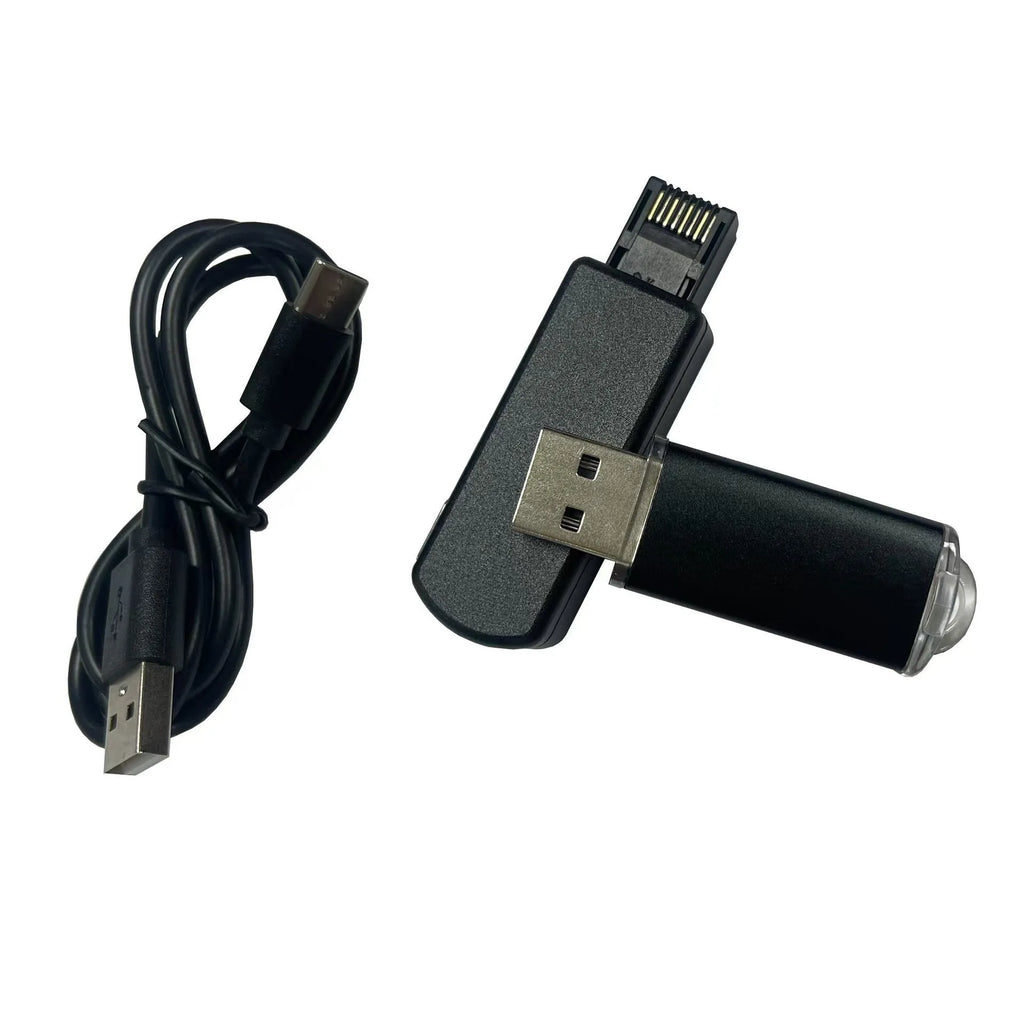 Black JB Tool USB adapter for Nintendo Switch homebrew with USB data cable