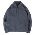 Men's single-layer Korean style jacket in black, blue gray, green gray, and light gray with long sleeves