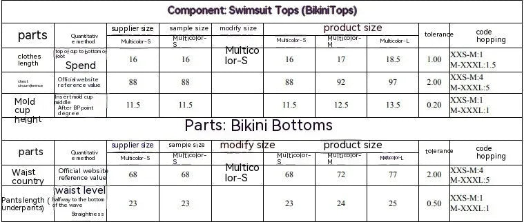 Women's separated printing pattern tube top bikini set for swimming.