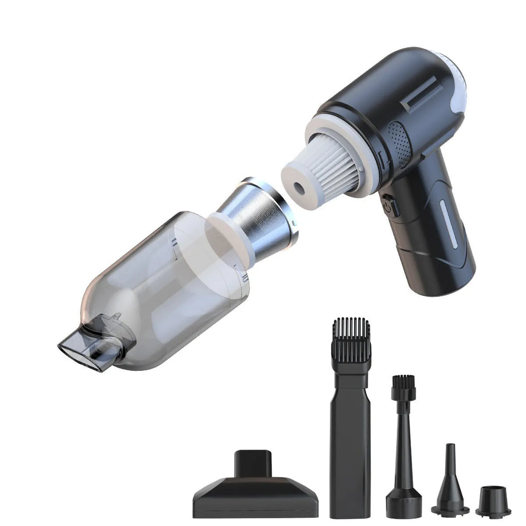 Handheld wireless pet fur vacuum cleaner with accessories for cat and dog hair removal