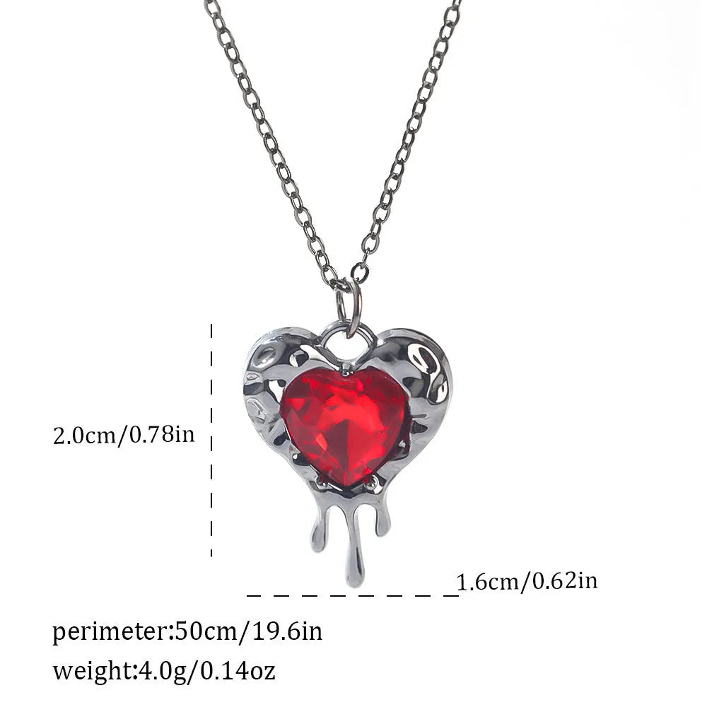 Dark style zinc alloy Halloween necklace with a spider or bat pendant on a regular chain.